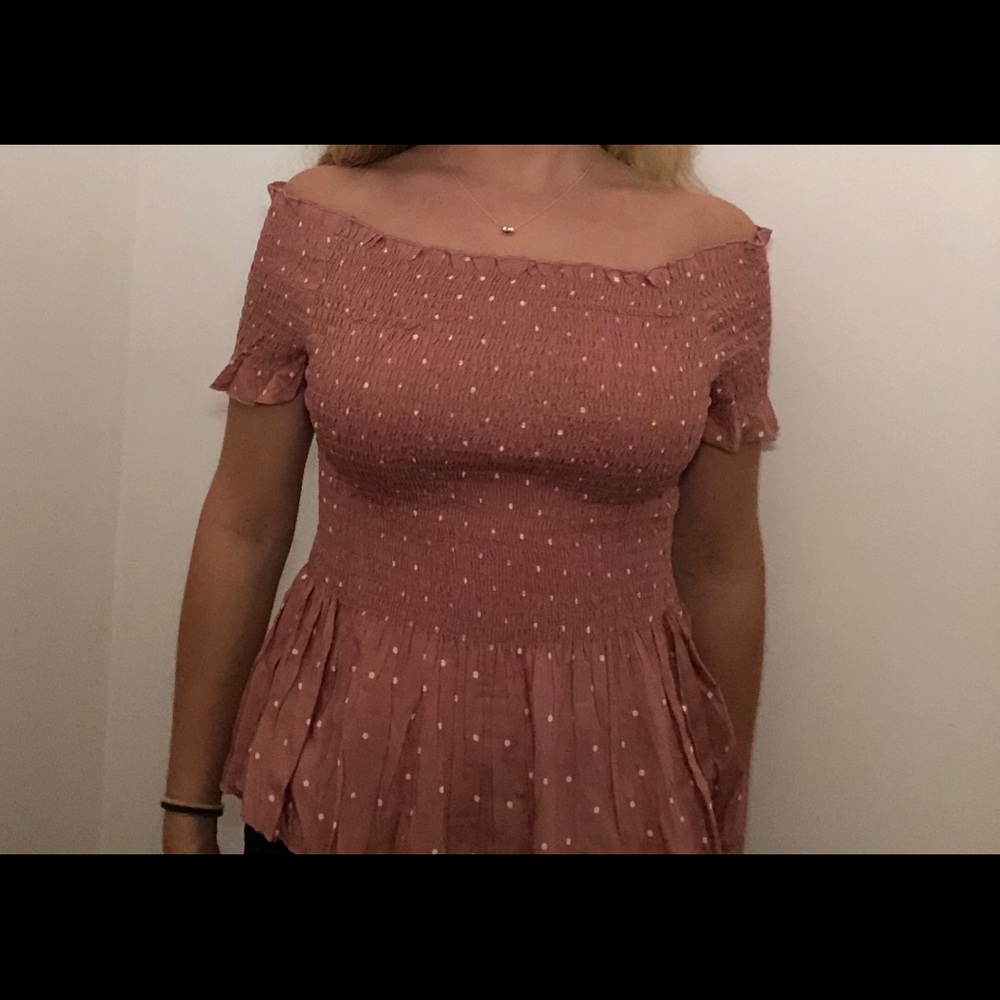 polka dot top